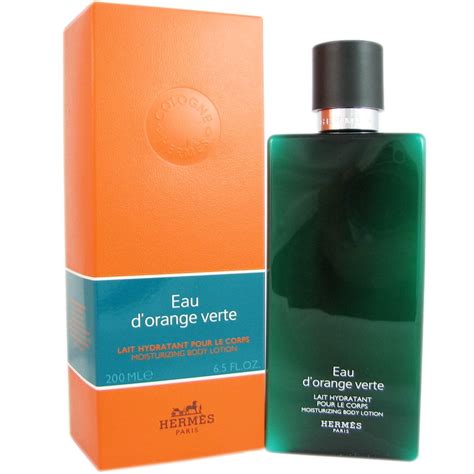 hermes eau d orange verte body wash|Hermes body lotion price.